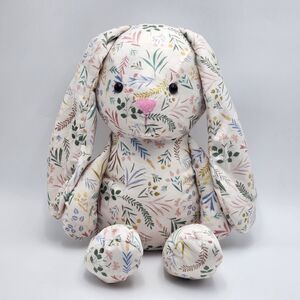 Animal Adventure RARE Floral Bunny Rabbit Flowers 18" Stuffed Animal Plush